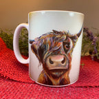Bad Hair Day Highland Cow Mug