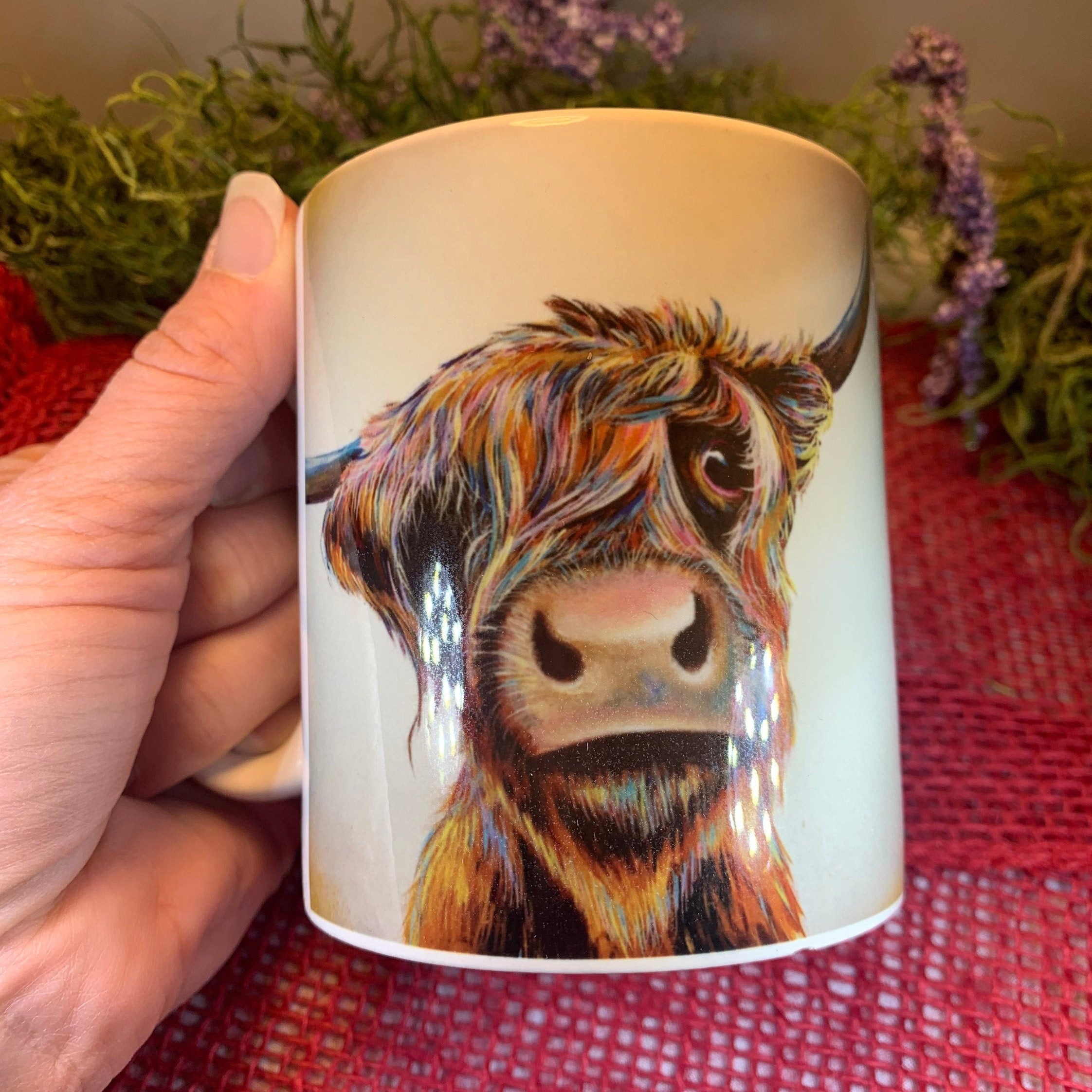 Bad Hair Day Highland Cow Mug