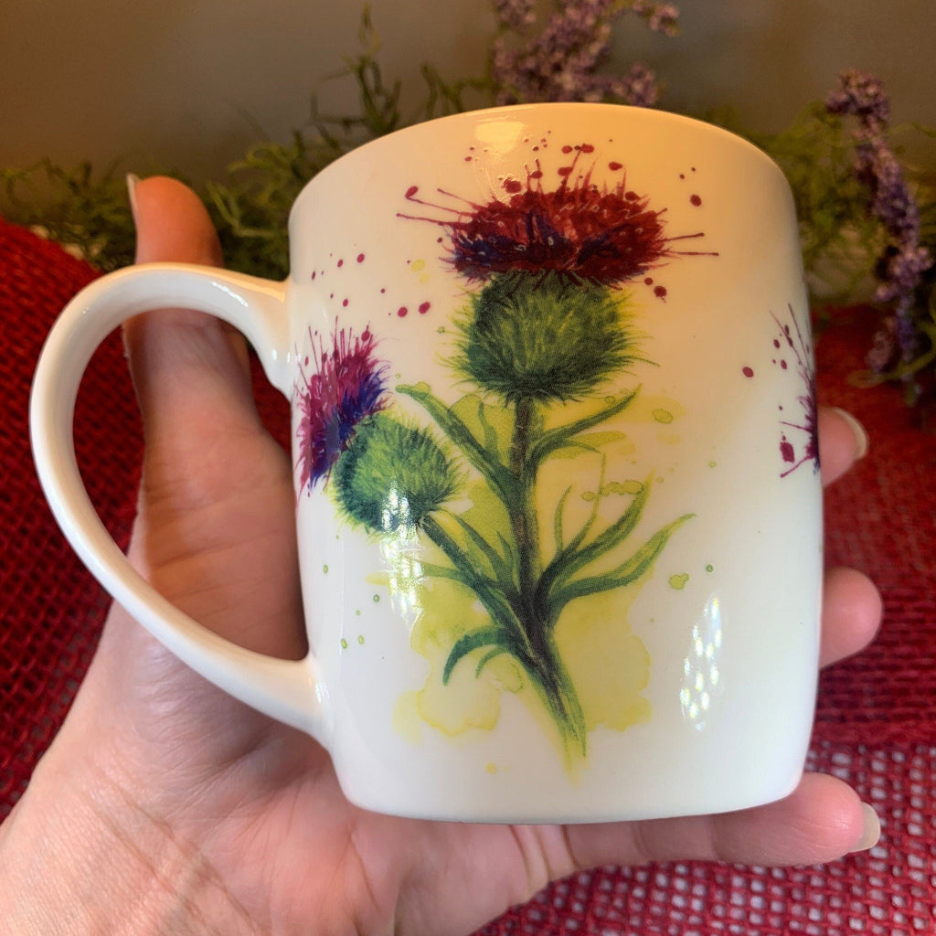 Cheerful Thistles Mug