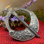 Thistle Penannular Brooch