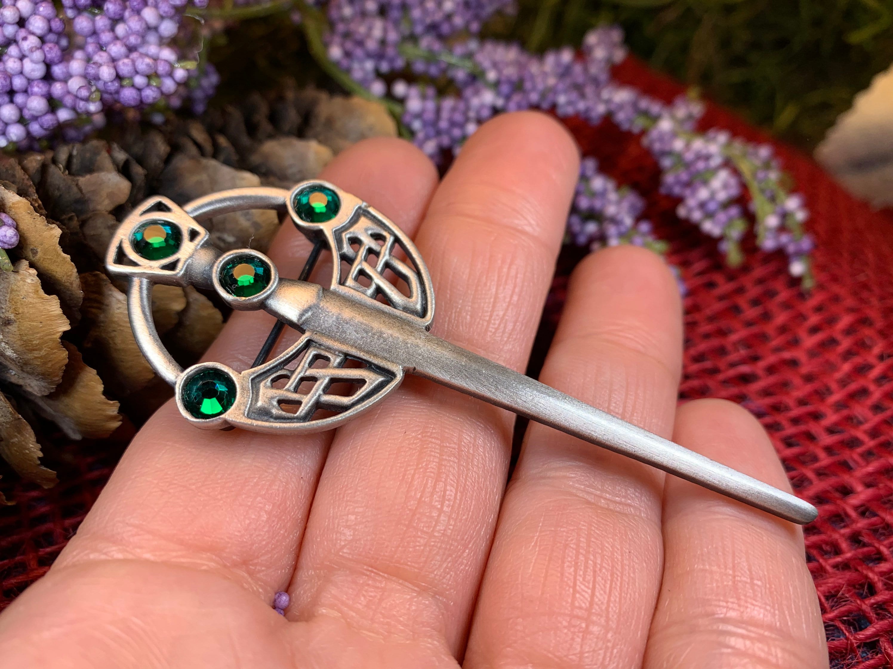 Penannular Celtic Kilt Pin