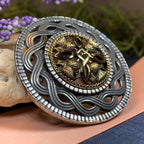 Robert Burns Thistle Brooch