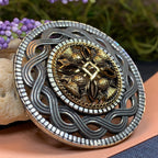 Robert Burns Thistle Brooch