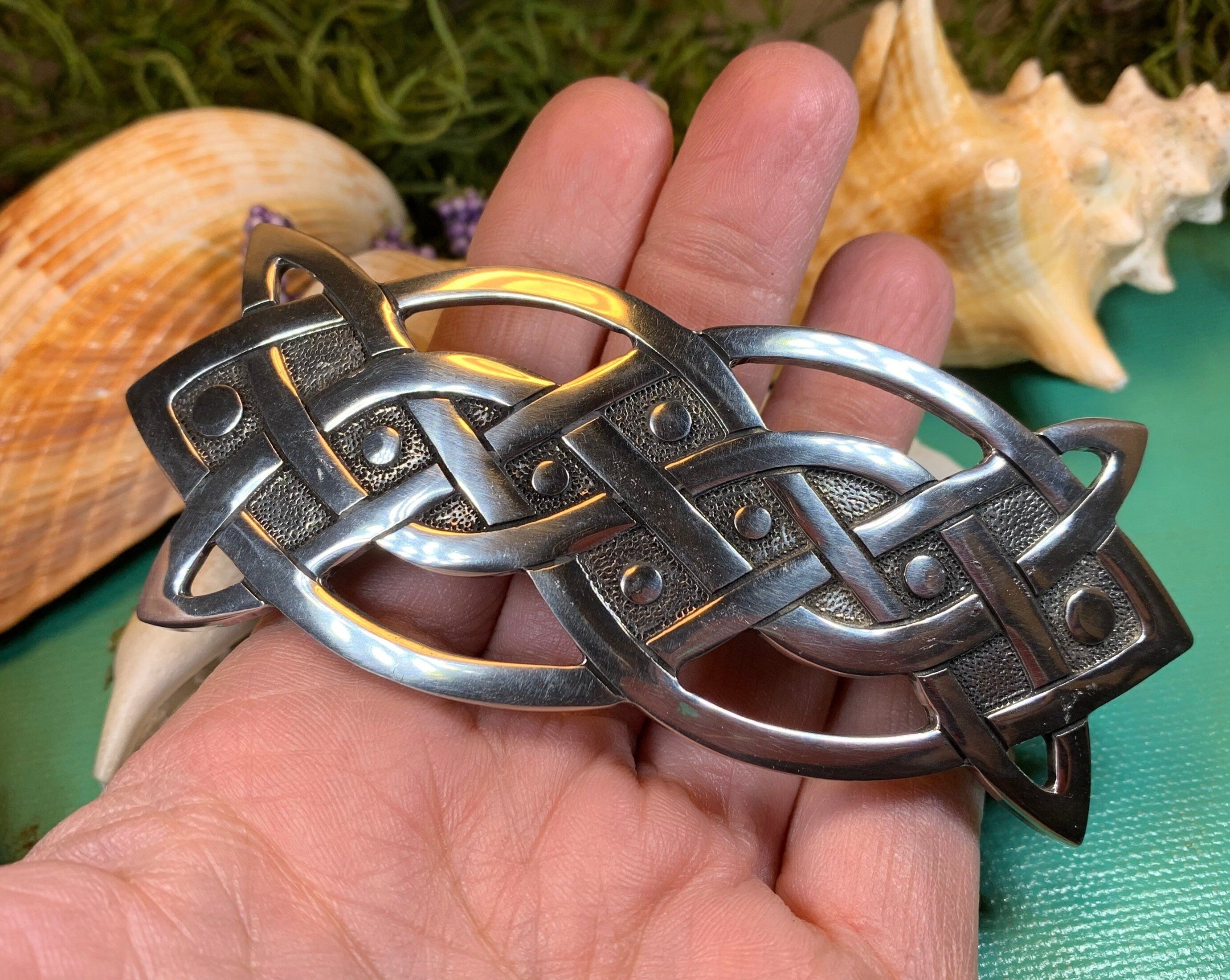 Celtic Virtue Knot Hair Clip