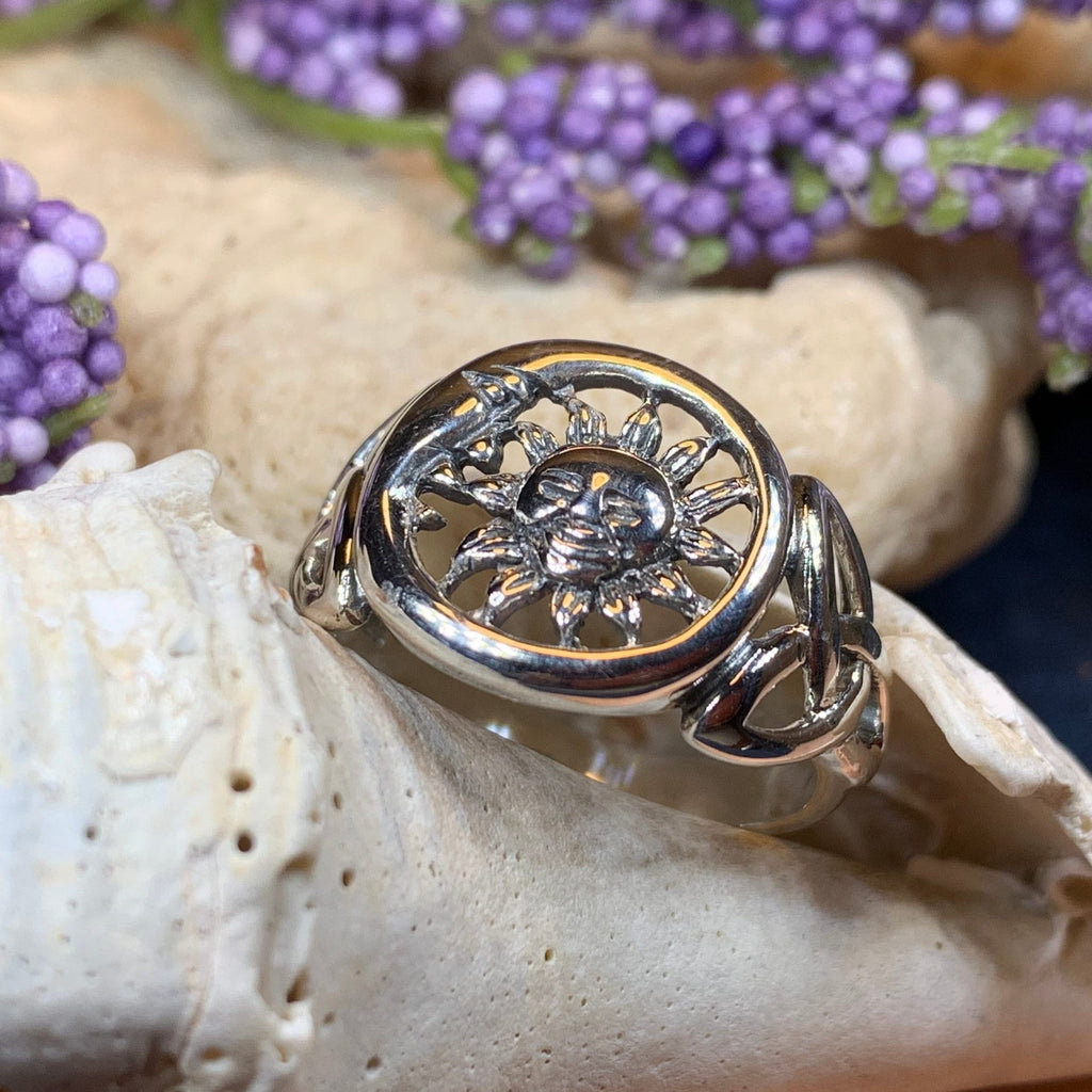 Celtic Sky Moon Ring