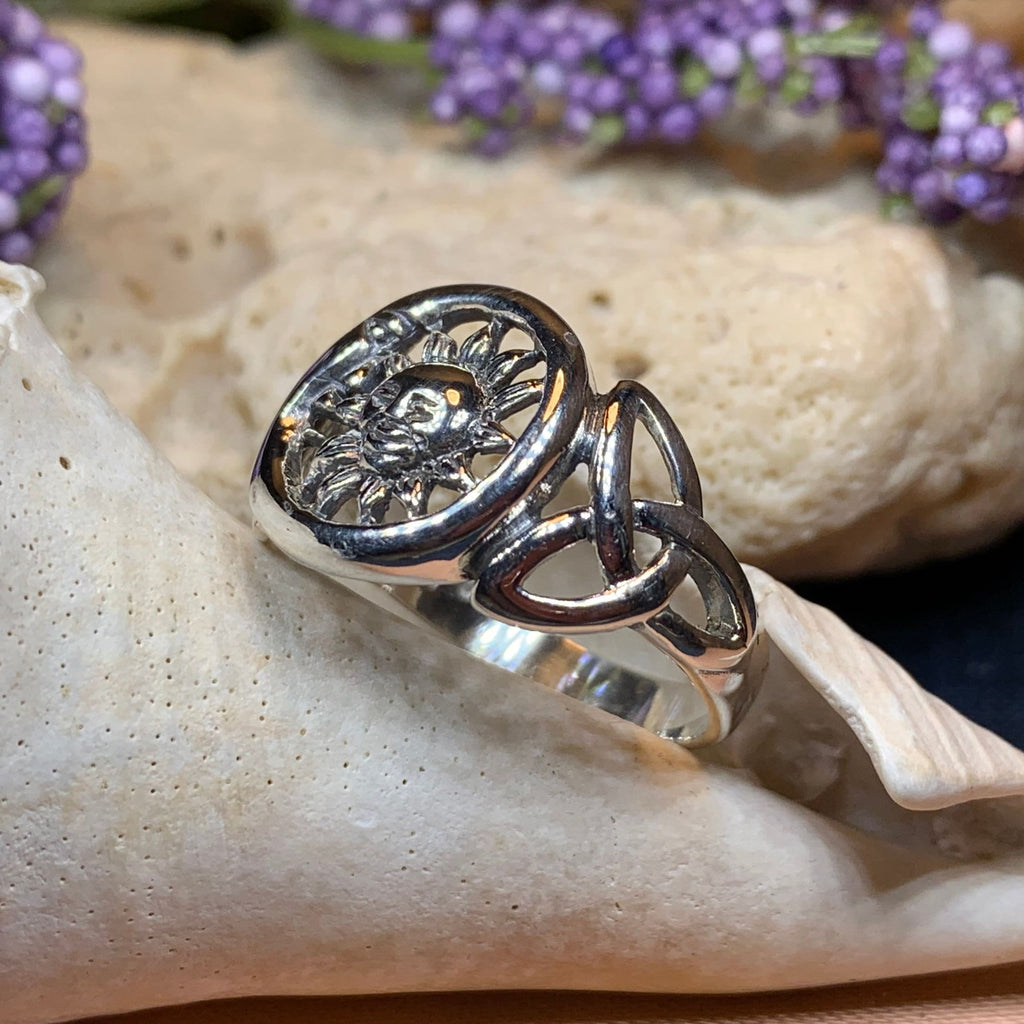 Celtic Sky Moon Ring