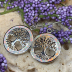 Opal Tree of Life Earrings