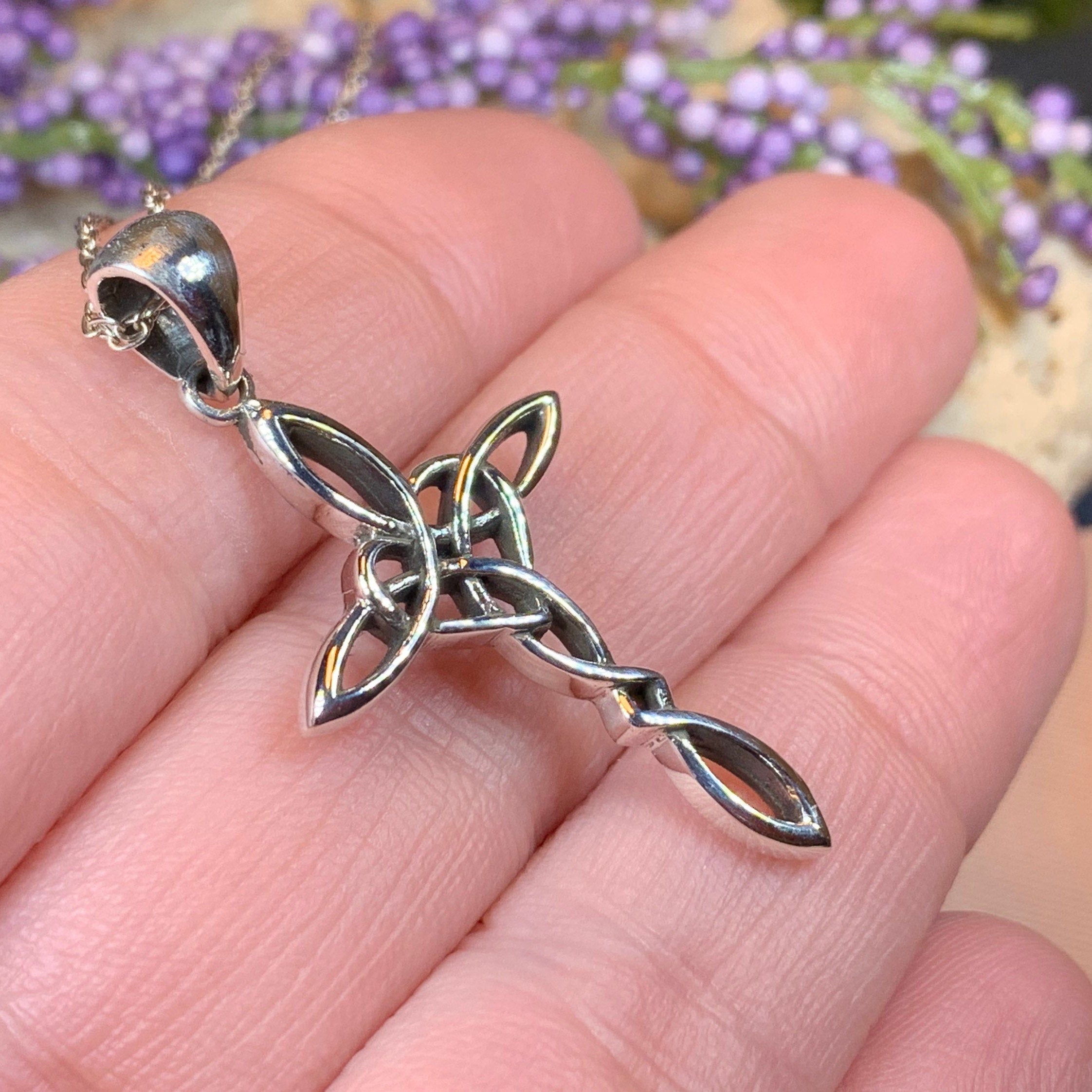 Pure Love Celtic Cross Necklace