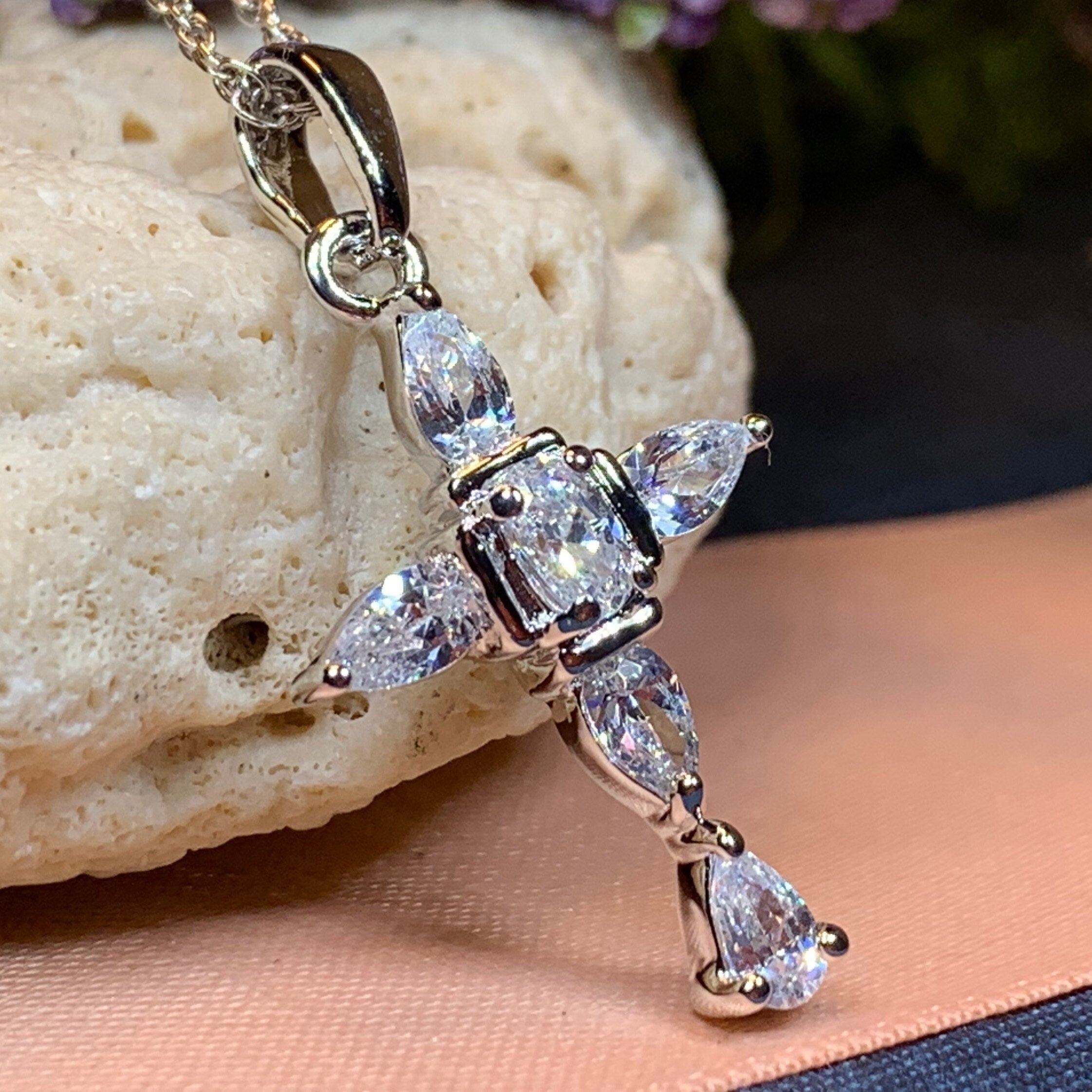 Clarice Celtic Cross Necklace