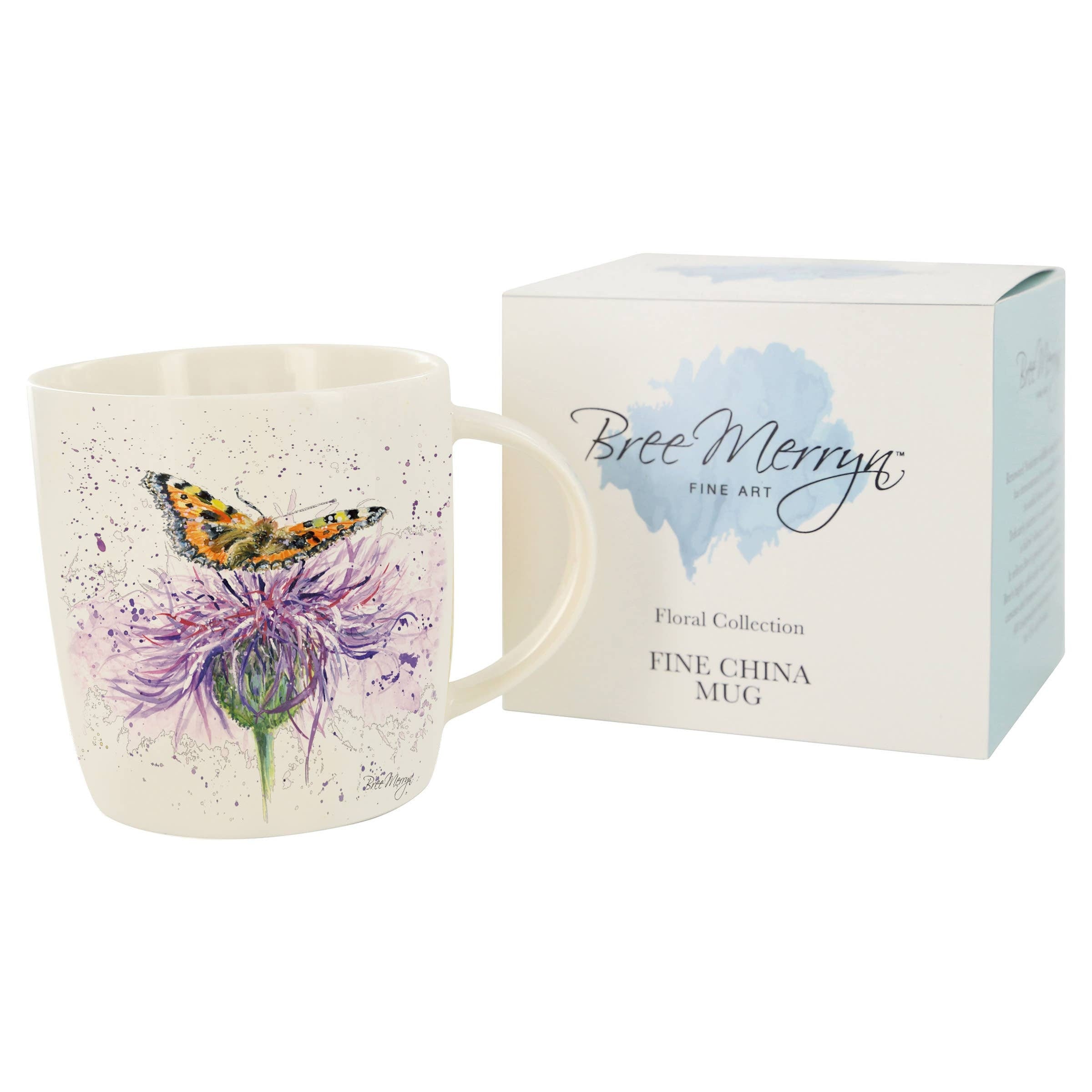 Bree Merryn Thistle & Butterfly Mug