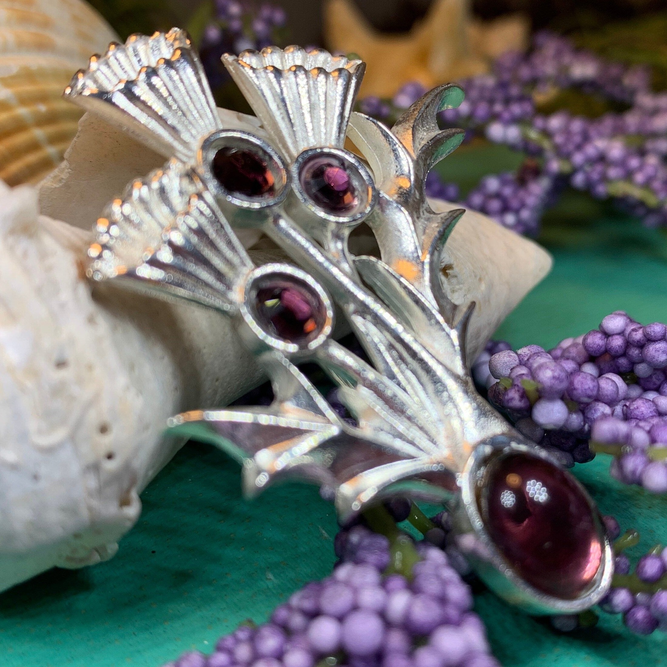 Montrose Thistle Brooch