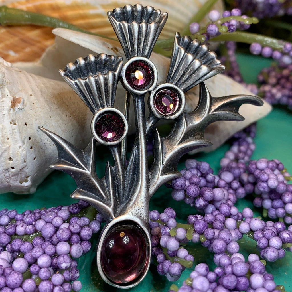 Montrose Thistle Brooch