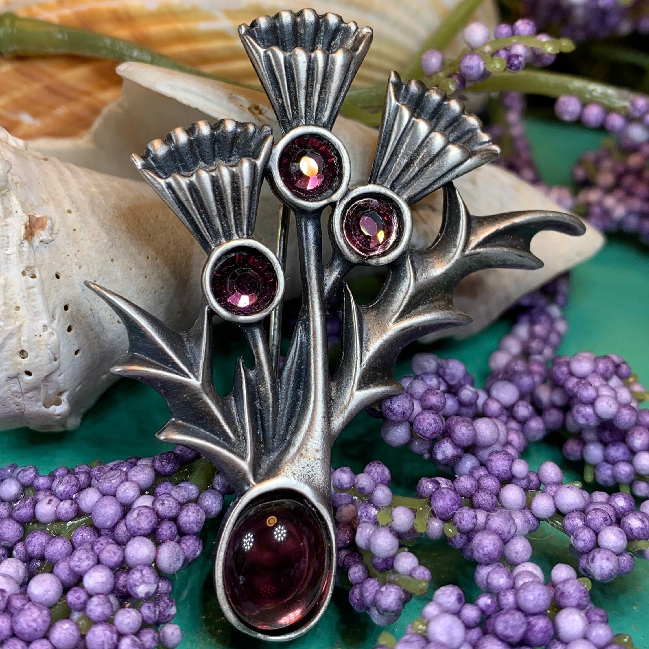 Montrose Thistle Brooch