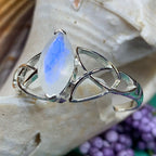 Esmeralda Celtic Knot Ring