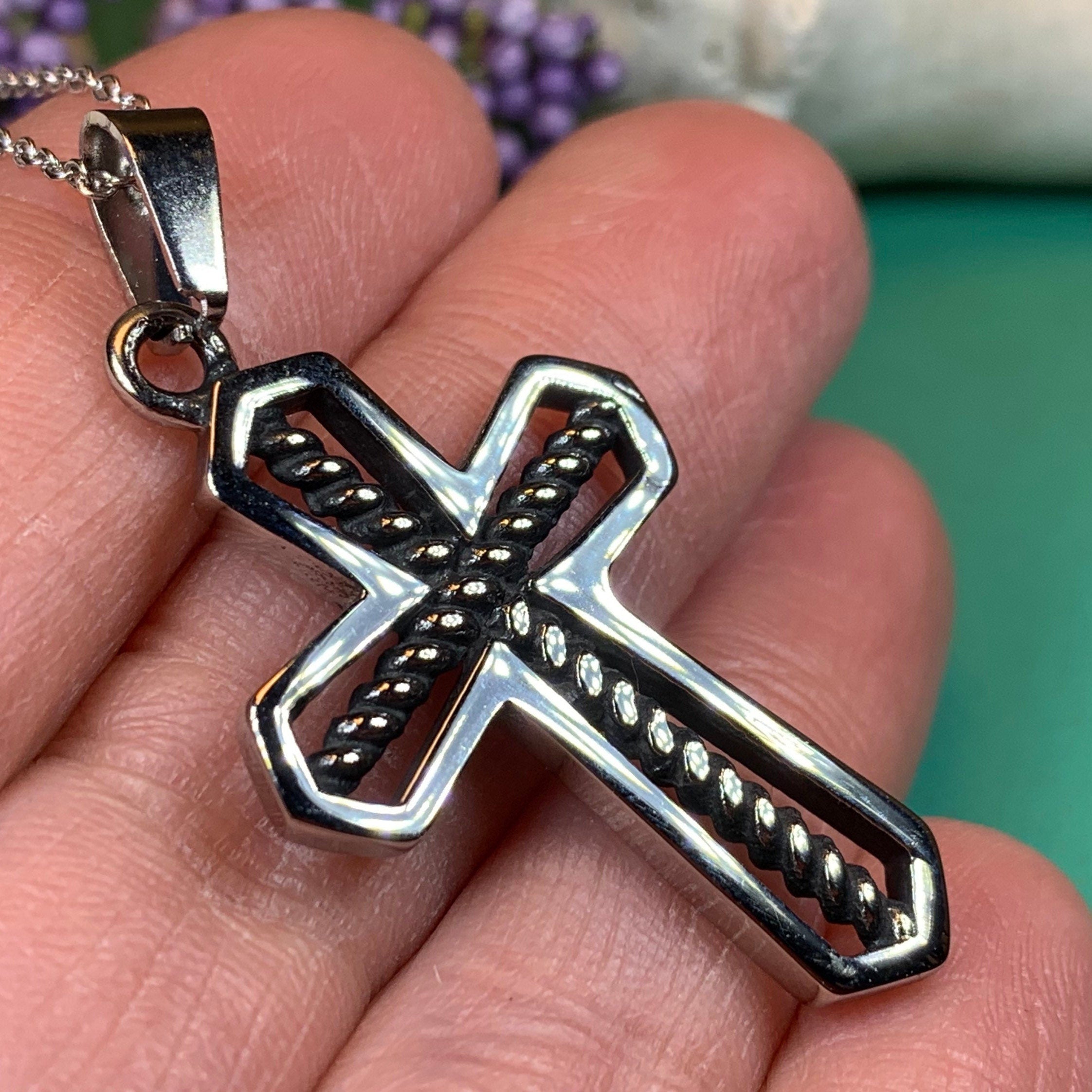 Bold Celtic Cross Necklace