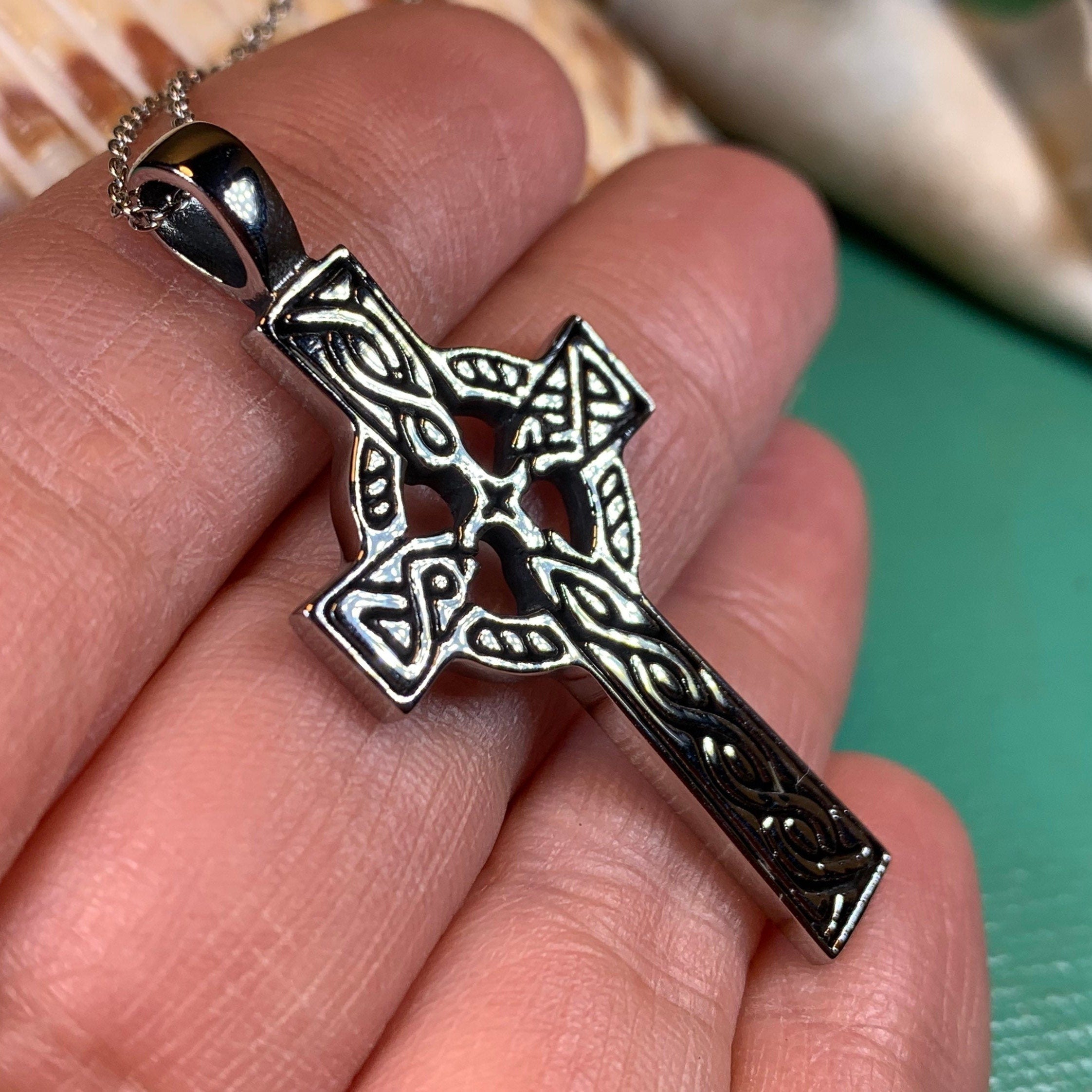 Shawn Celtic Cross Necklace
