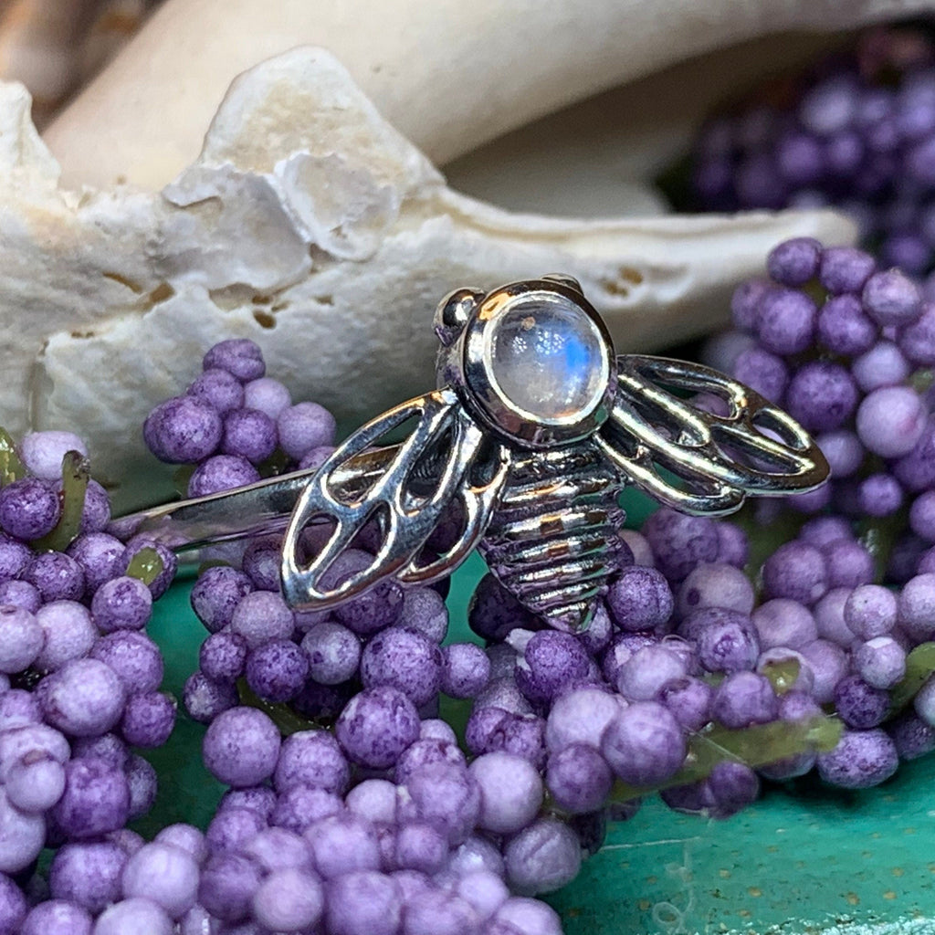 Tell the Bees Moonstone Ring
