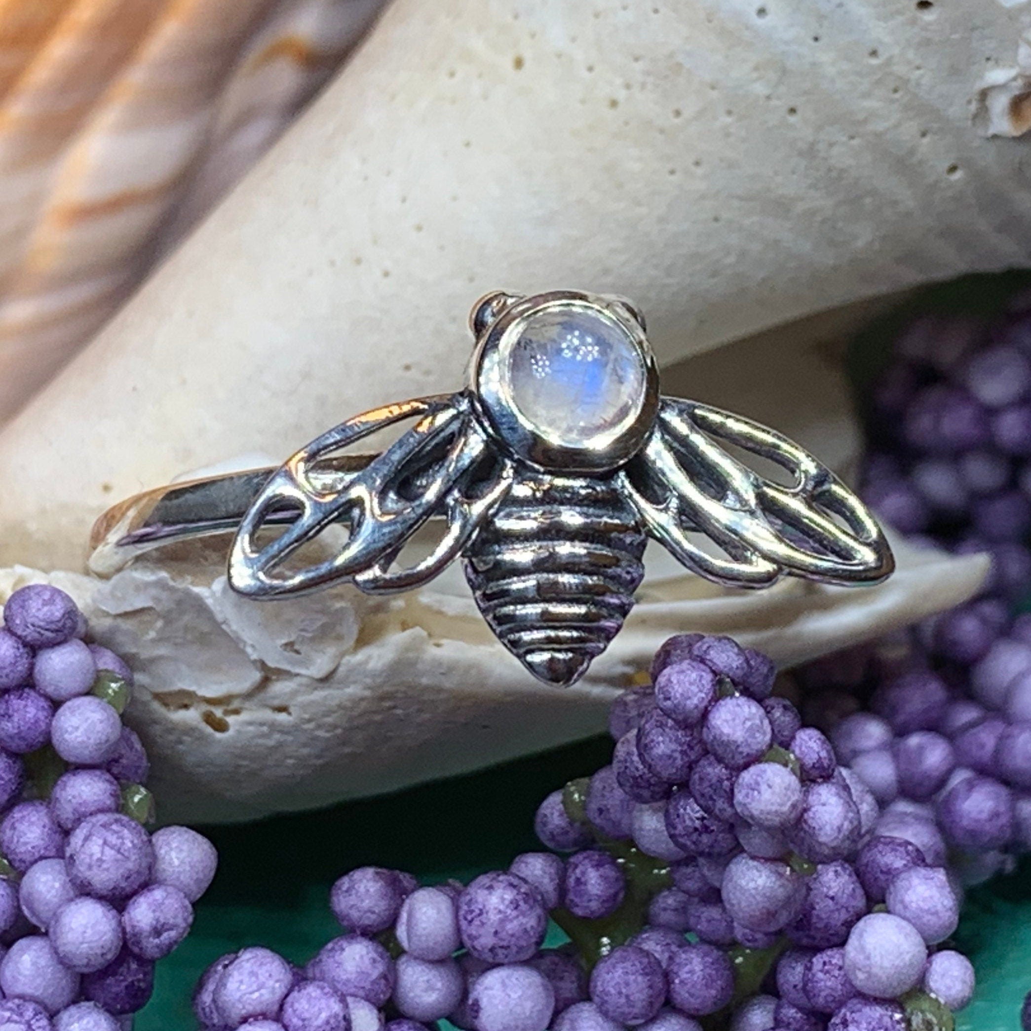 Tell the Bees Moonstone Ring