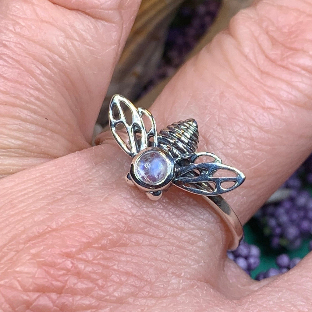Tell the Bees Moonstone Ring