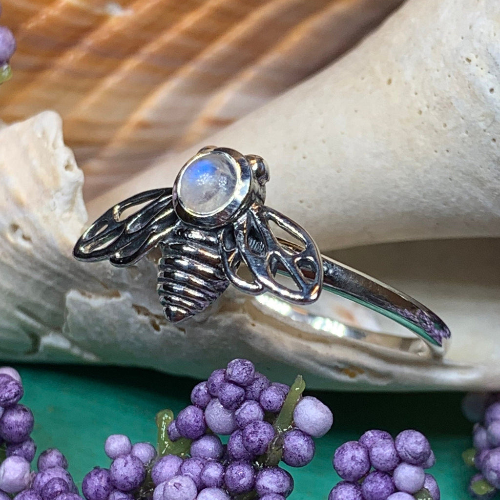Tell the Bees Moonstone Ring