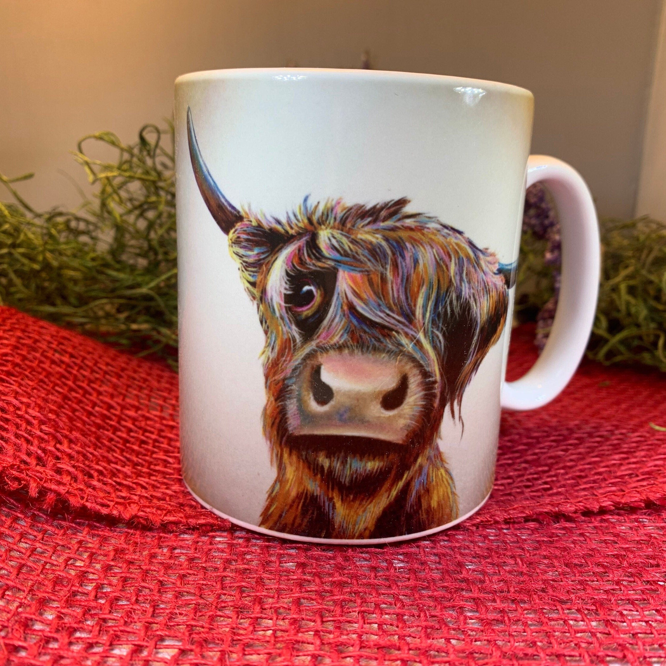 Bad Hair Day Highland Cow Mug