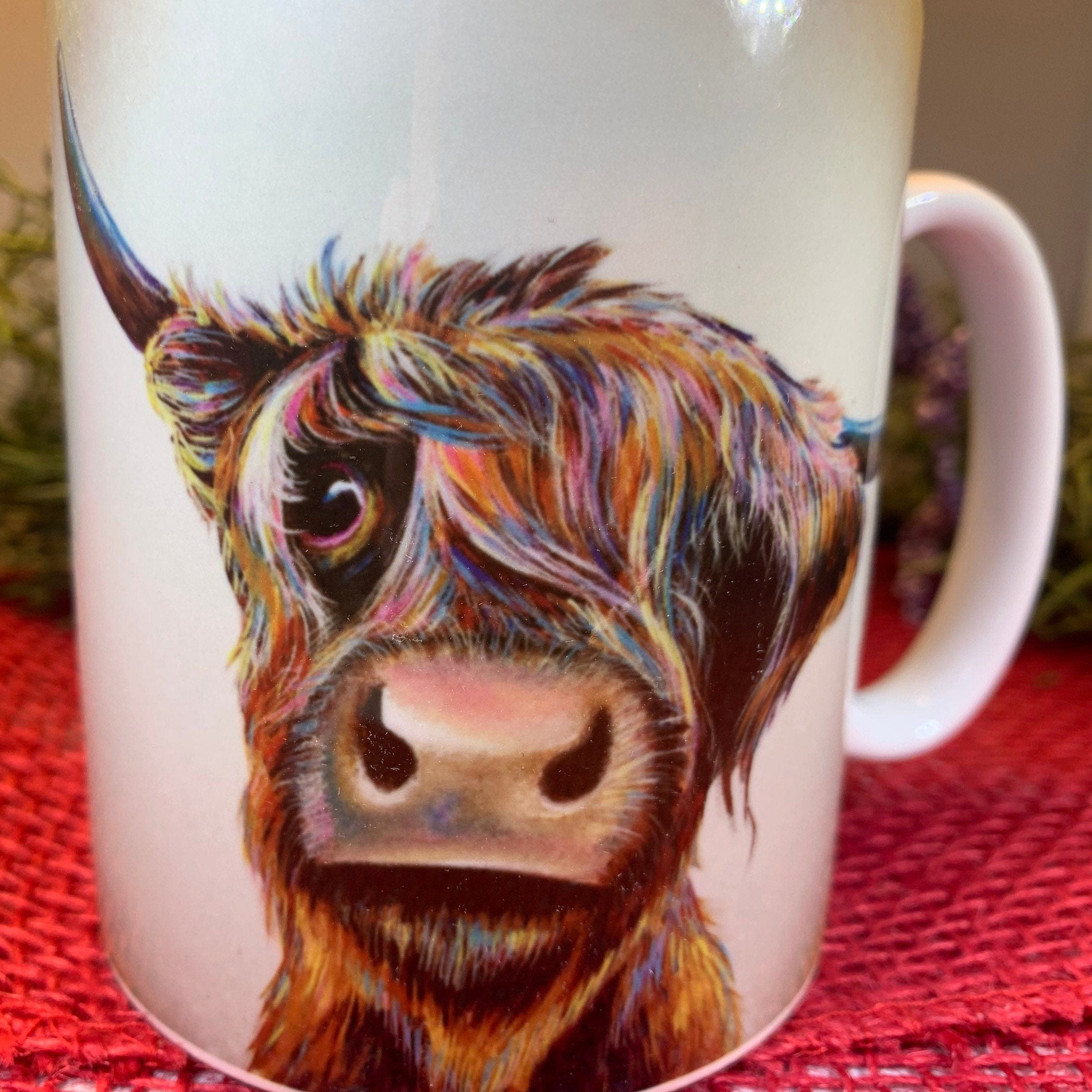 Bad Hair Day Highland Cow Mug