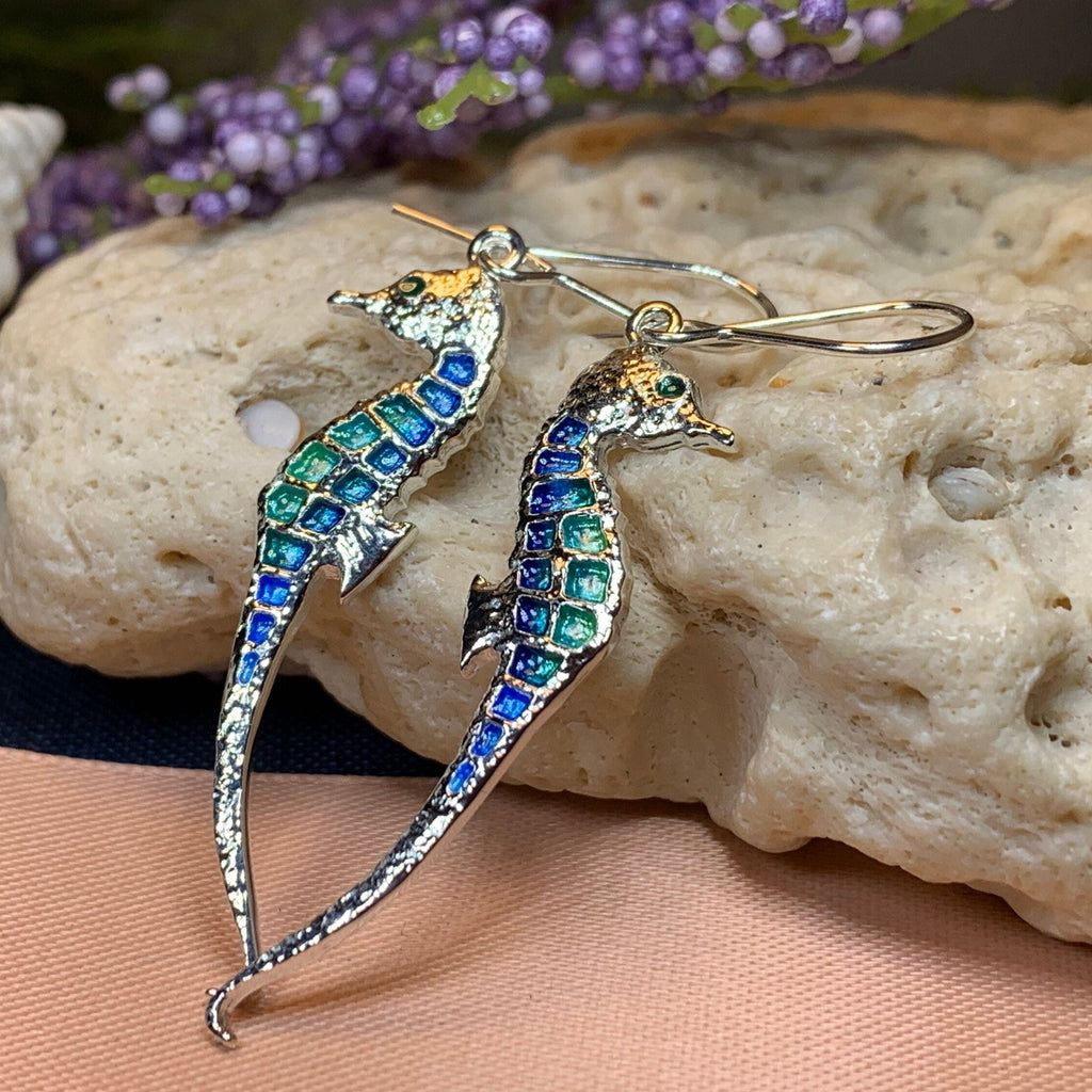 Summerleaze Seahorse Earrings