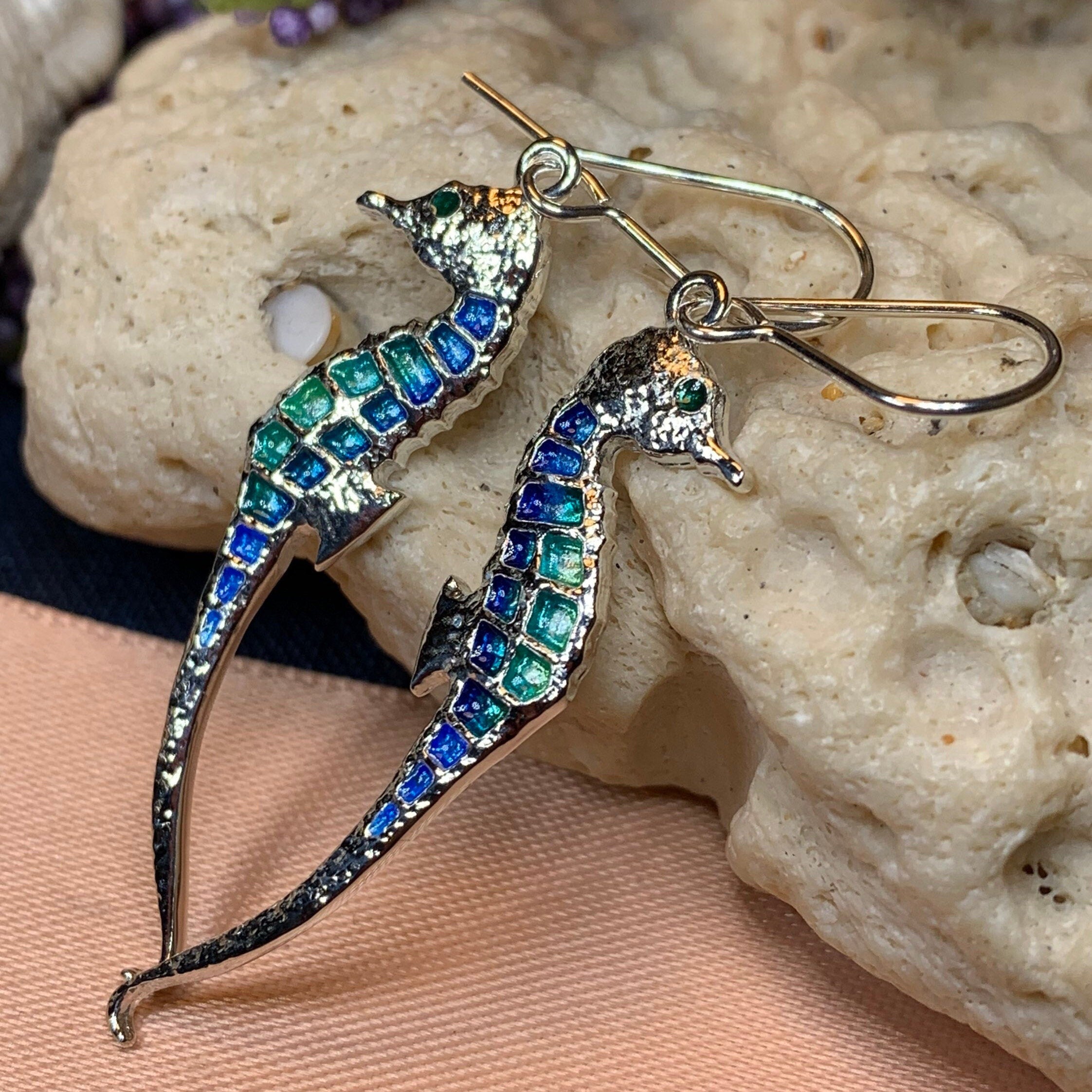 Summerleaze Seahorse Earrings