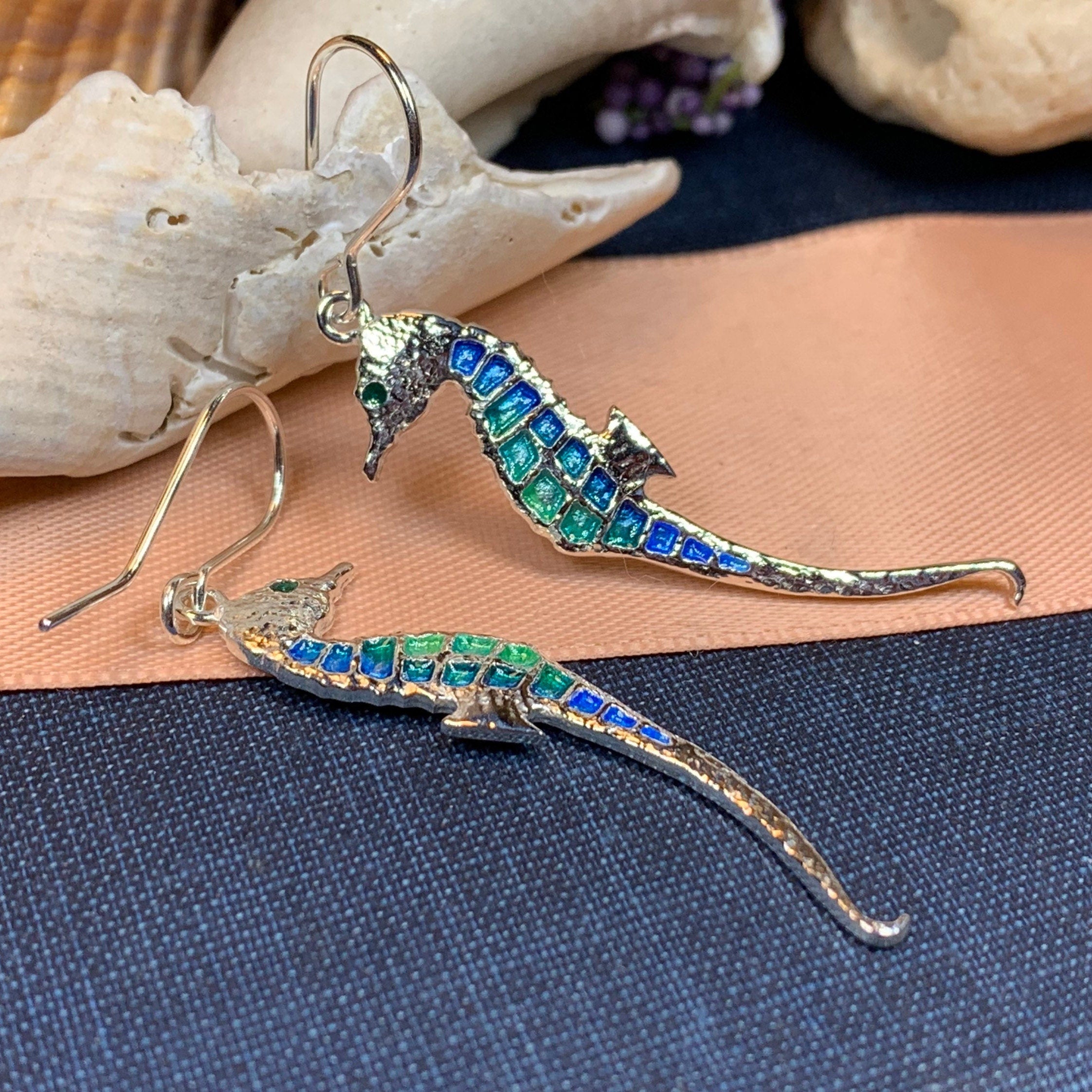 Summerleaze Seahorse Earrings