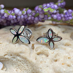 Opal Cross Earrings