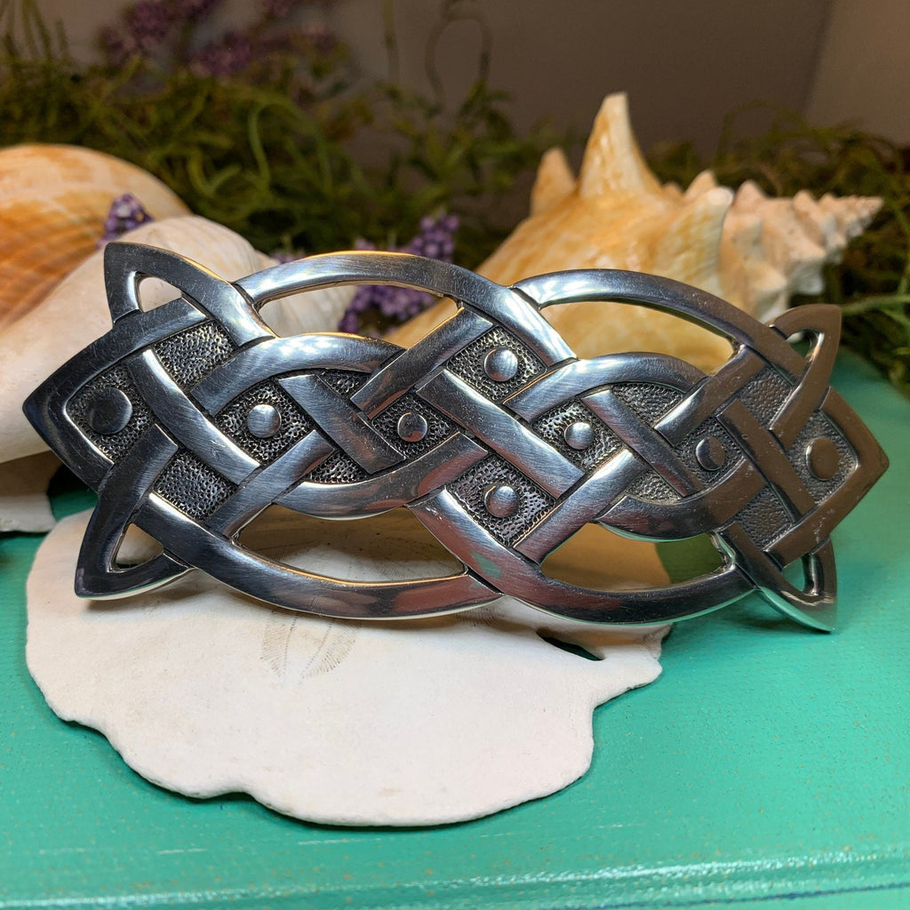 Celtic Virtue Knot Hair Clip