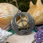 Pewter Chalice Well Necklace