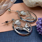 Realistic Scottish Thistle Earrings