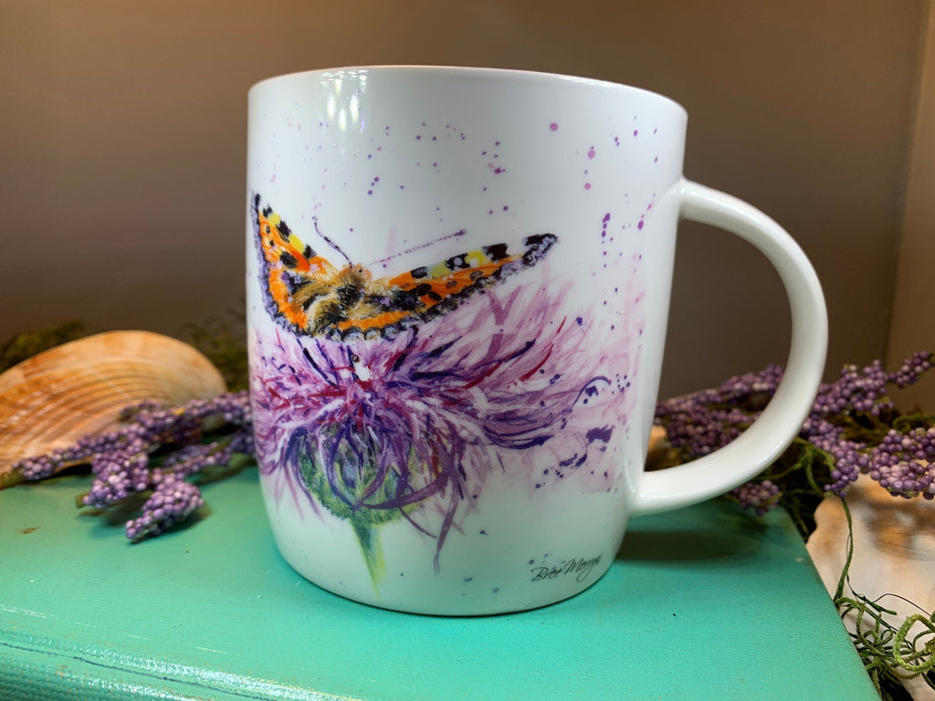 Bree Merryn Thistle & Butterfly Mug