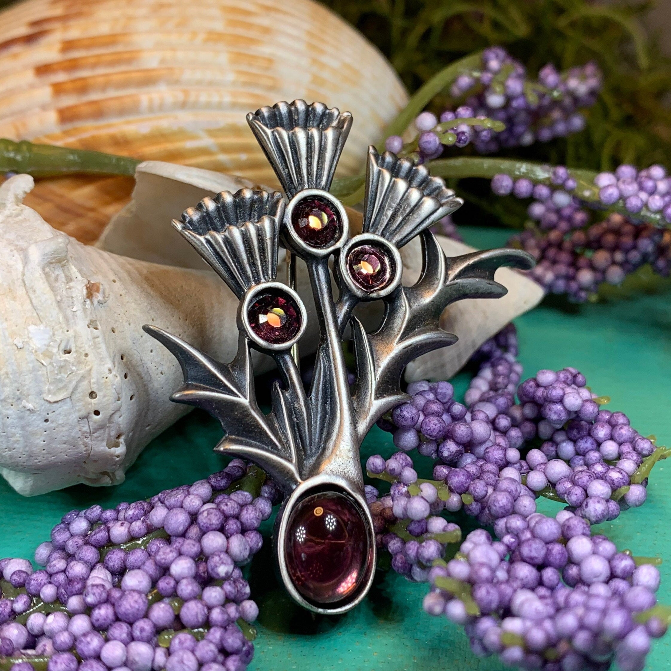 Montrose Thistle Brooch