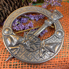 Celtic Stag Penannular Brooch