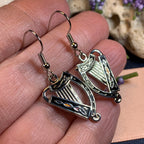 Celtic Harp Earrings