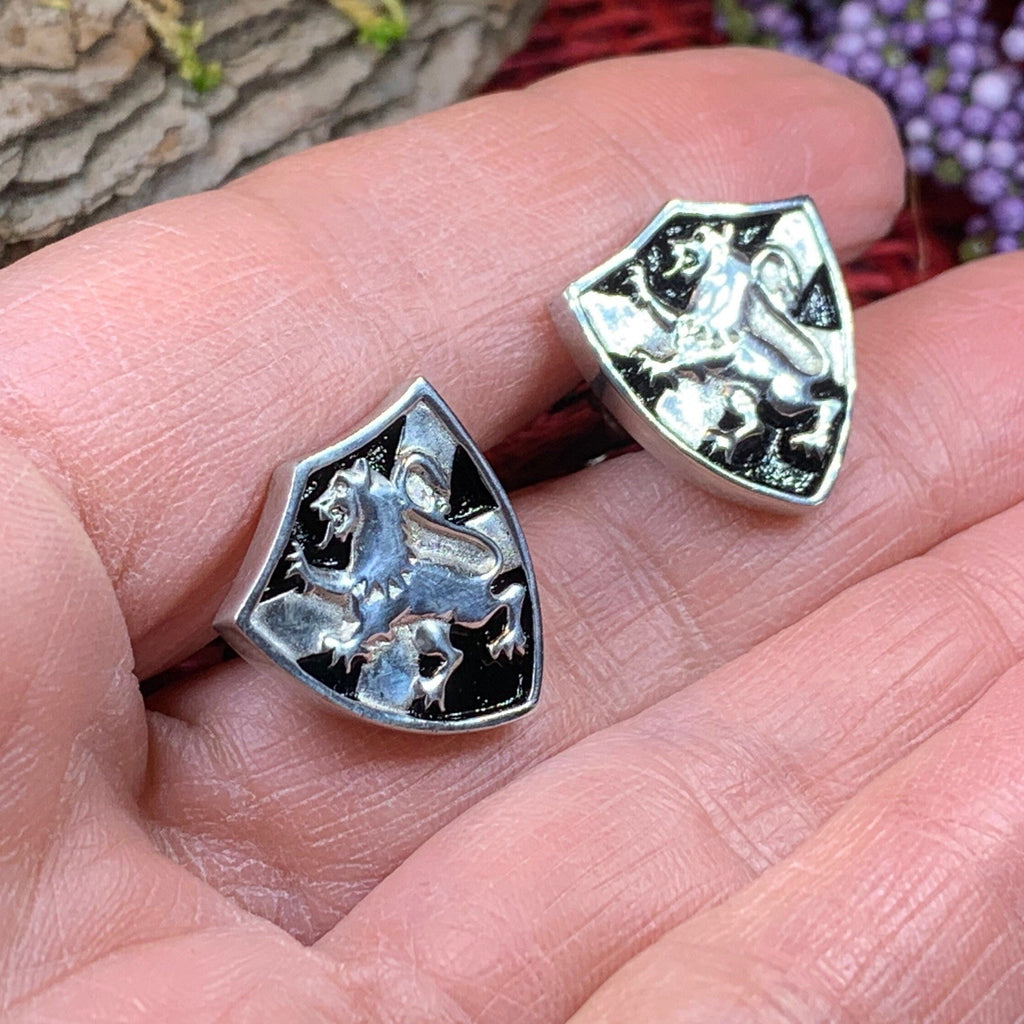 Lion of Scotland Shield Cuff Links