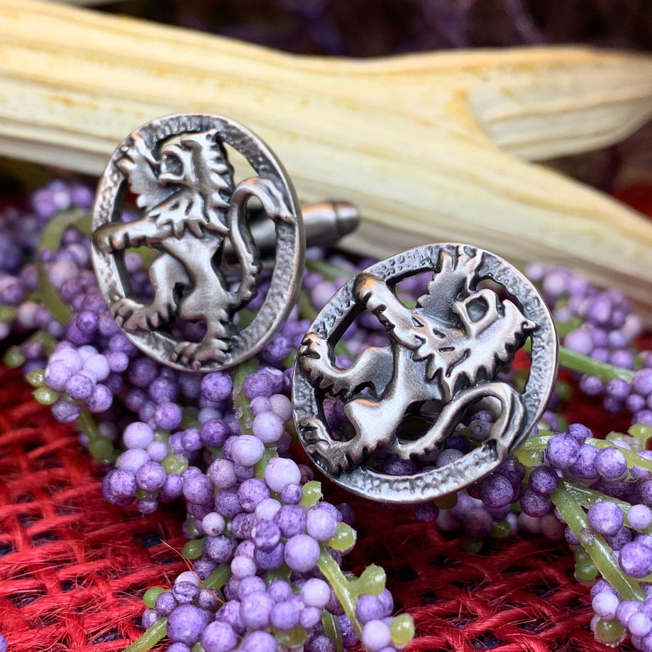 Lion of Scotland Cuff Links