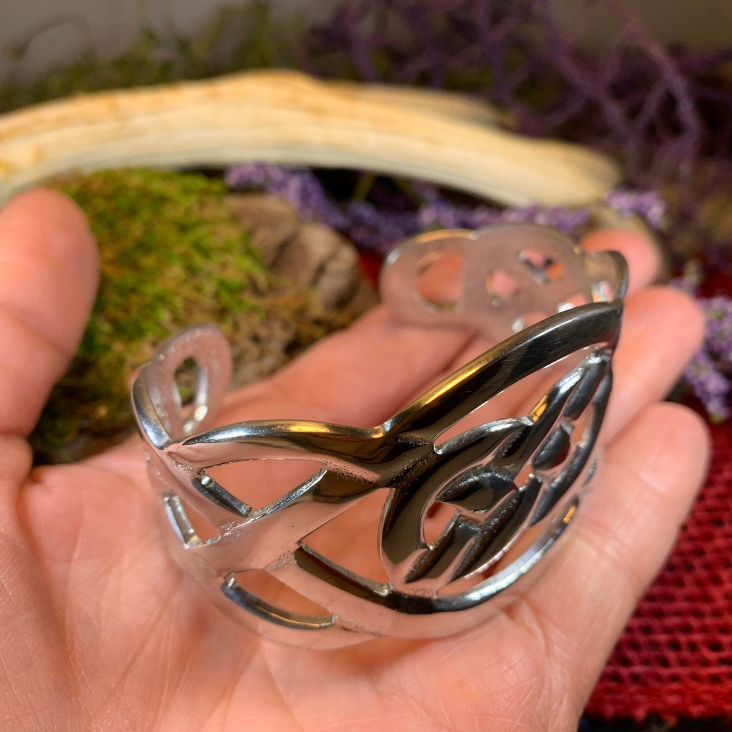 Lysandra Celtic Knot Pewter Bracelet