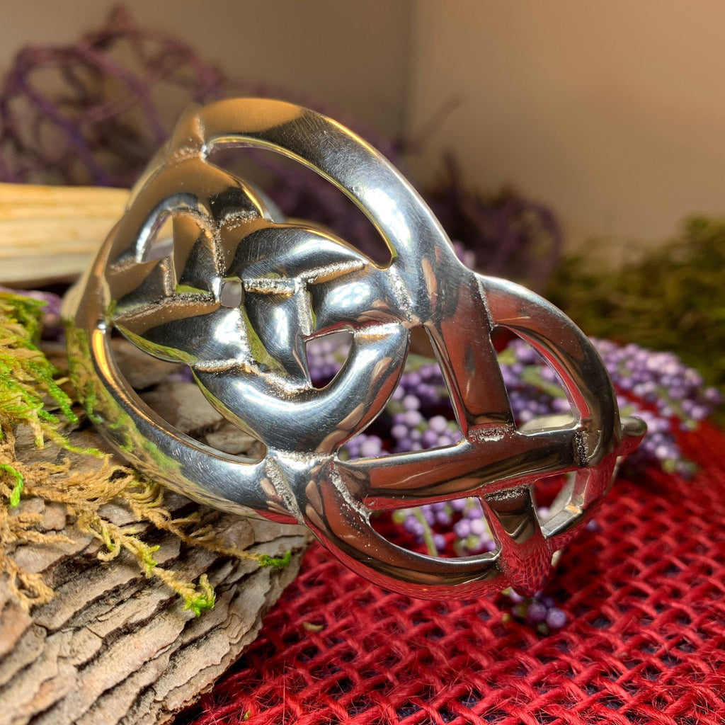Lysandra Celtic Knot Pewter Bracelet