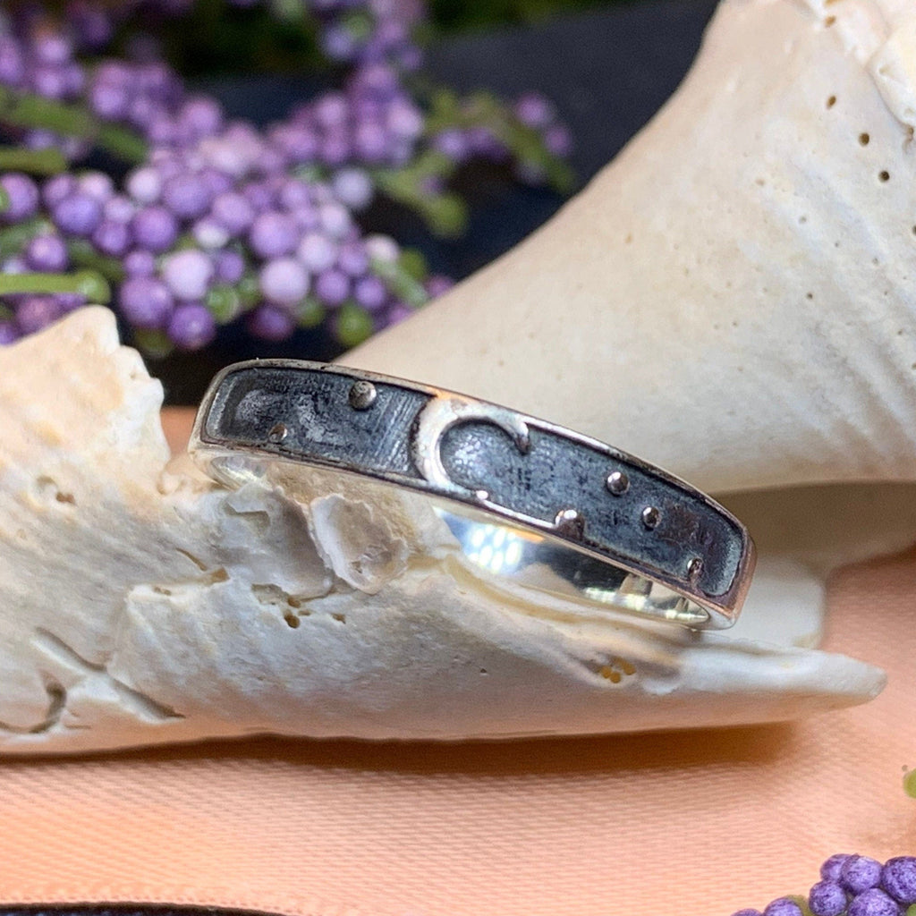 Minimalist Moon Ring