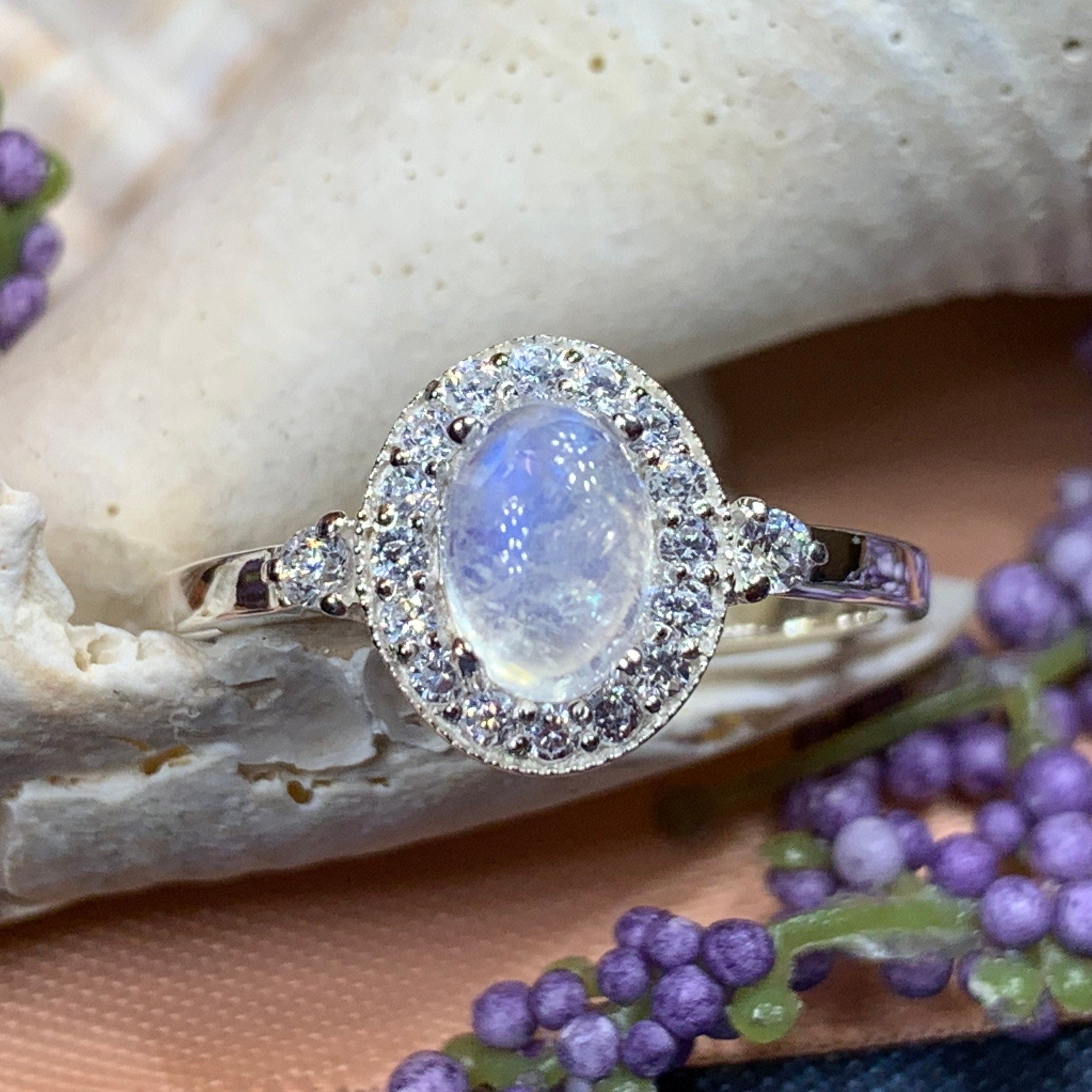 Leandra Moonstone Ring