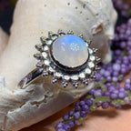 Sunyana Moonstone Sun Ring