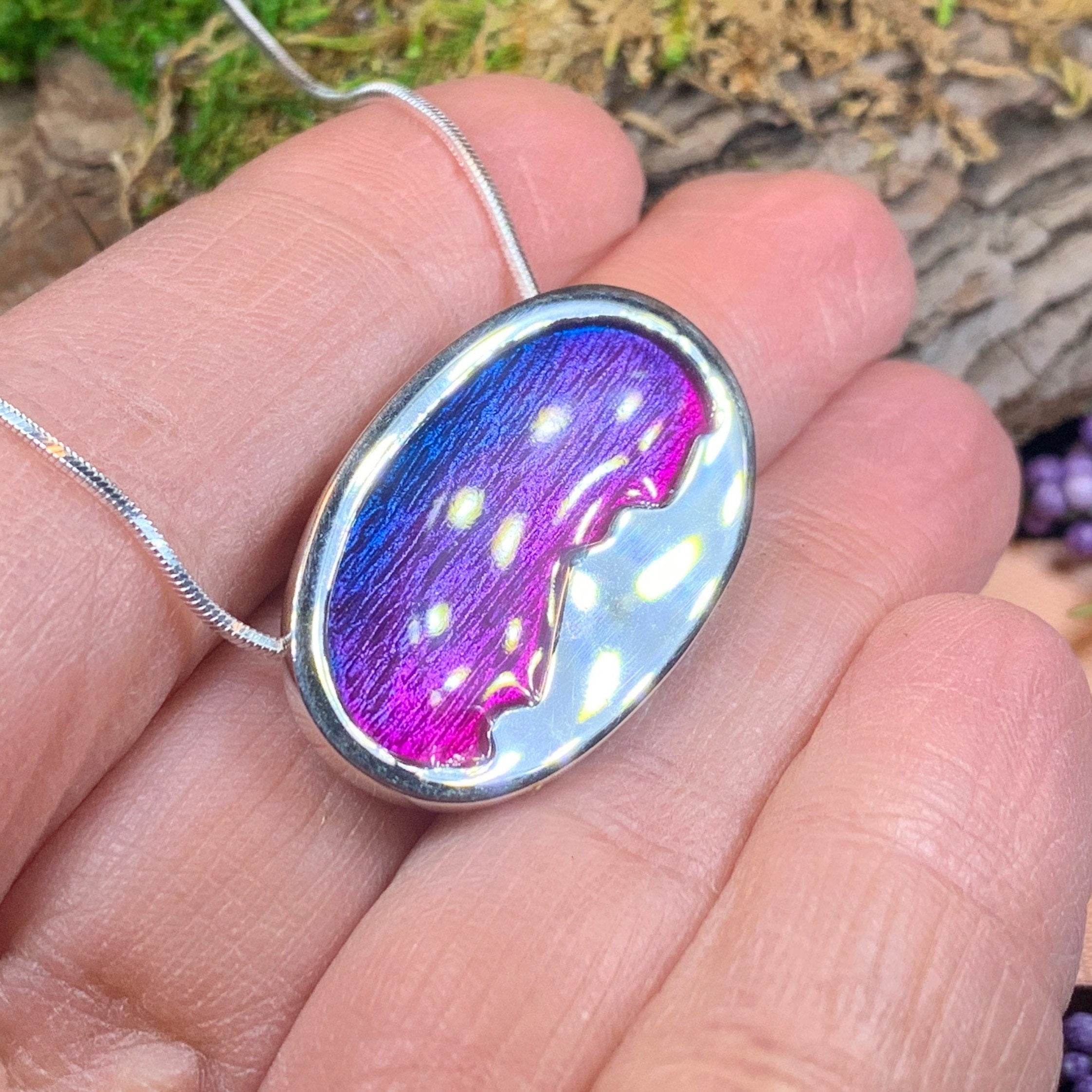 Purple Skies Northern Lights Necklace