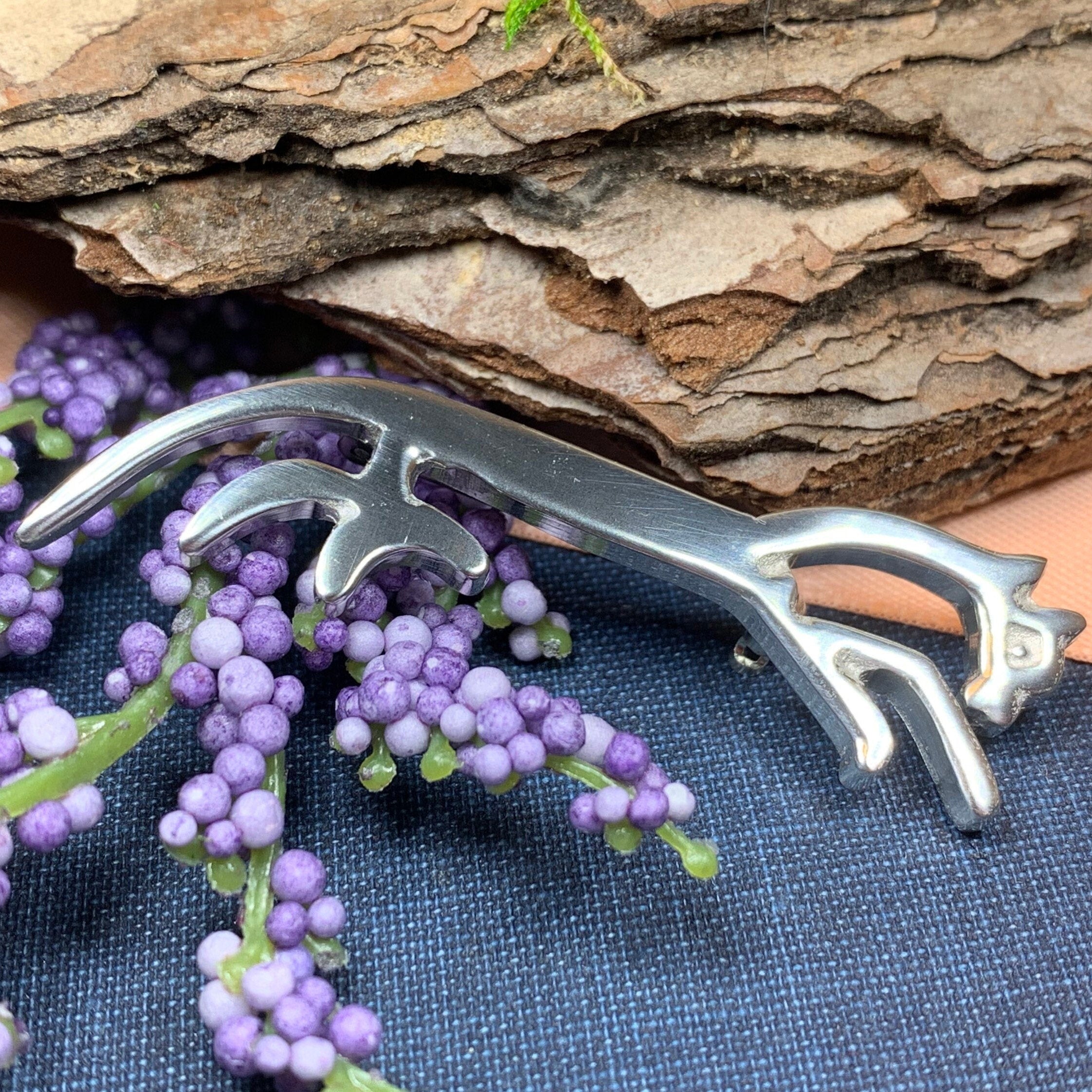 Celtic Uffington White Horse Brooch