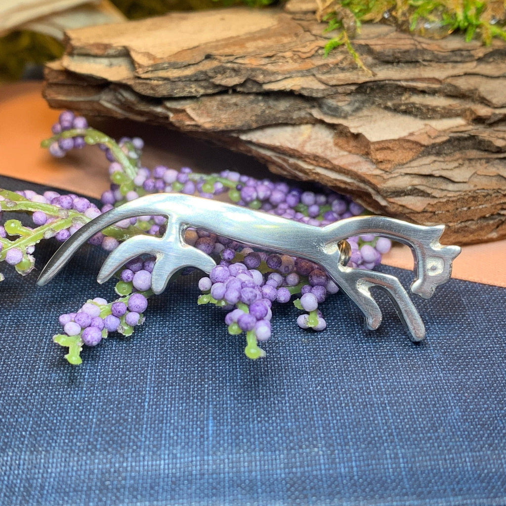 Celtic Uffington White Horse Brooch