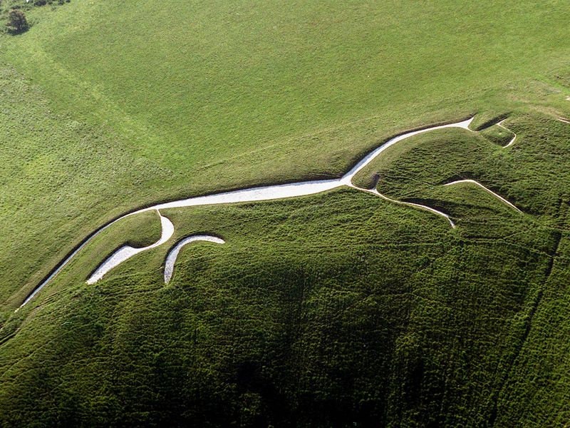 Uffington White Horse Necklace