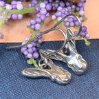 Celtic Rabbit Pewter Earrings