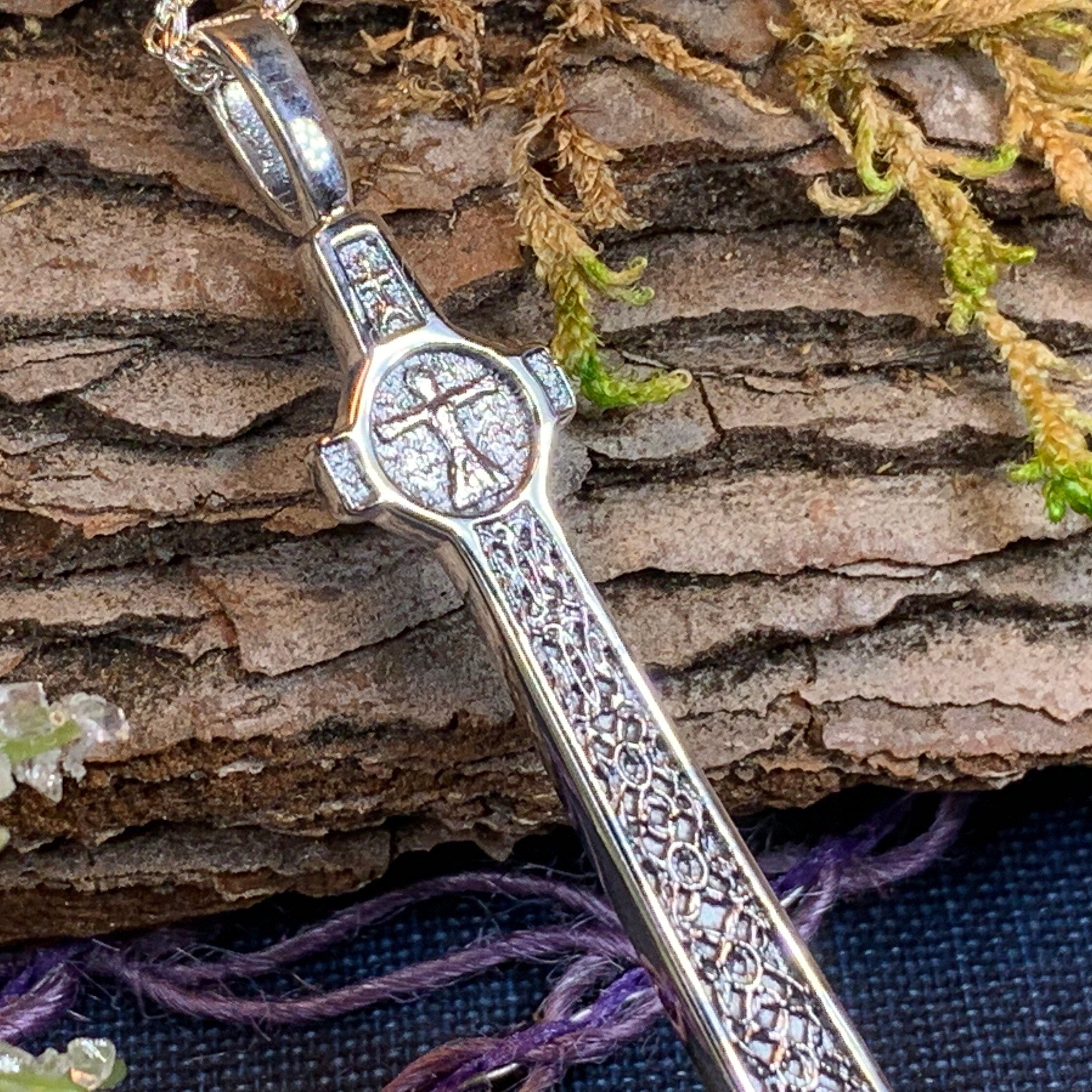 Scottish McLean's Celtic Cross Necklace